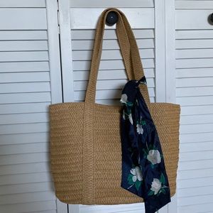 Draper James straw bag